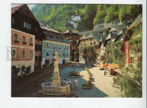 442152 Austria Hallstatt market Square tourist advertising Old postcard