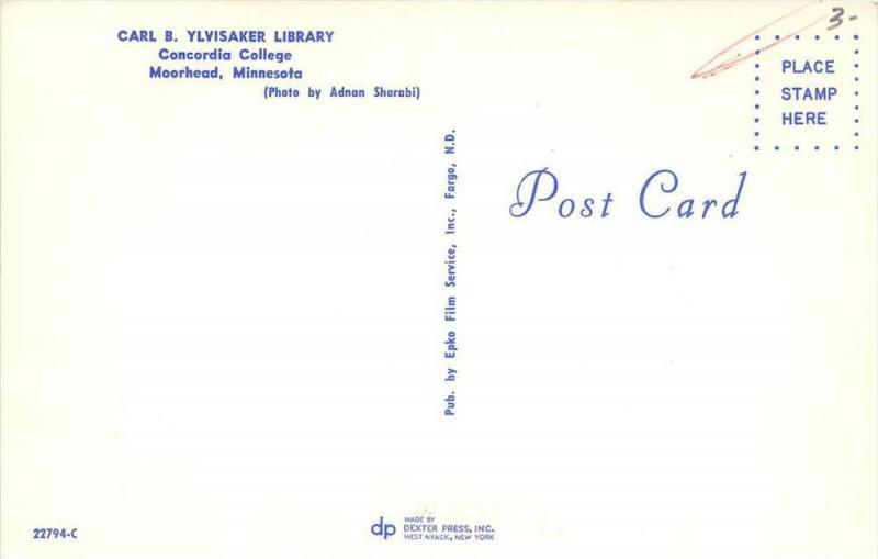 Minnesota  Moorhead Carl B. Ylvisaker Library, Concordia College