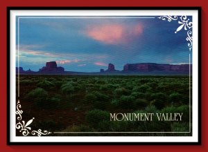 Arizona,  Monument Valley - Storm Clouds At Sunset - [AZ-512X]