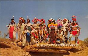 Indians in Ceremonial Dress Indian Postcard