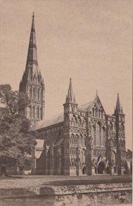 England Salisbury Cathedral Front View