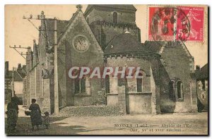 Old Postcard Mosnes L and I Apse of the Church