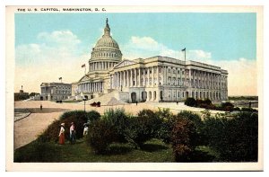 Antique The US Capitol, Washington, DC Postcard