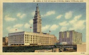 New U. S. Post Office and Terminal Tower - Cleveland, Ohio OH  