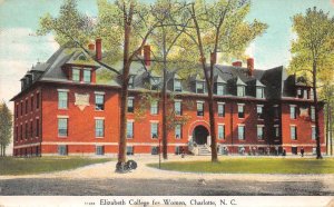 Charlotte North Carolina Elizabeth College for Women Vintage Postcard AA66349