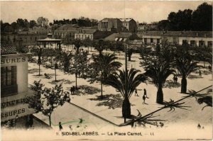 CPA AK SIDI-BEL-ABBES - La Place Carnot ALGERIA (794015)