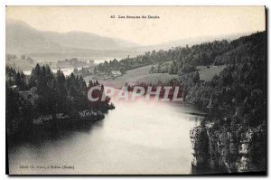 Old Postcard The Doubs Basins