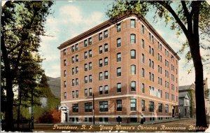 Providence Rhode Island Young Women’s Christian Association Building Postcard PM