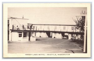 Greenlake Motel Seattle Washington WA UNP WB Postcard U4