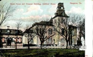 Opera house and Treasury building, Soldiers' home, Hampton, Virginia, USA Ope...