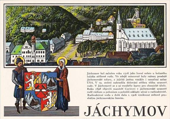Czech Republic Jachymov Town Scene