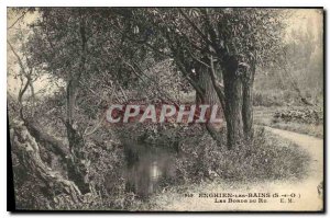 Old Postcard Enghien les Bains S and O the Ru Edges