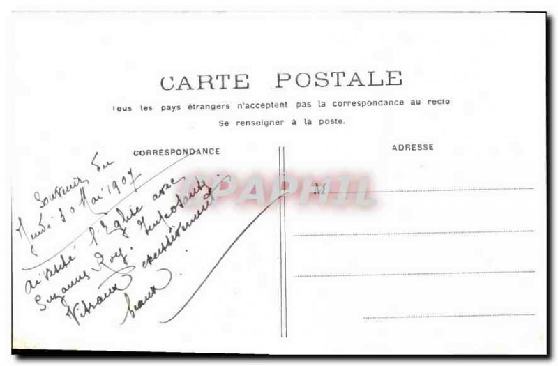 Old Postcard Notre Dame de Paris