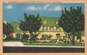 California Beverly Hills Residence Of Wallace Beery