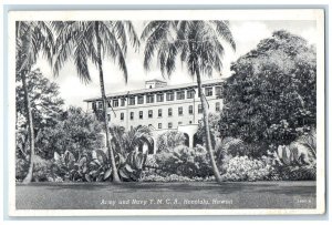 1947 Army And Navy Y.M.C.A. Exterior Honolulu Hawaii HI Posted Vintage Postcard