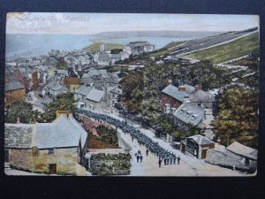 Dorset PORTLAND Fortuneswell MILITARY PARADE c1905 Postcard by Valentine