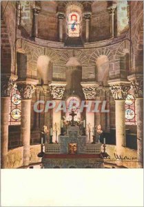 Modern Postcard Saint Nectaire (Puy de Dome) the Choir of the Roman church (X...