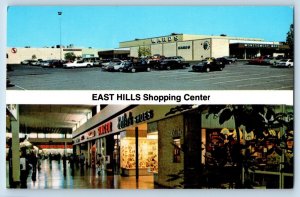 St. Joseph Missouri MO Postcard East Hills Shopping Center c1960 Vintage Antique