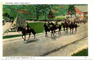 PEEKSKILL NY - Camp Smith Officers' Staff