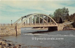 Bridge in Bluehill Falls, Maine