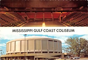 Biloxi, MS Mississippi  MISSISSIPPI GULF COAST COLISEUM & INTERIOR 4X6 Postcard