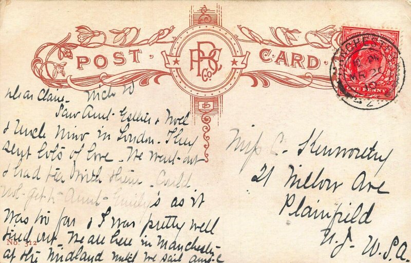 ALL THE BOYS ARE AFTER ME HERE~1910 BRITISH COMIC BAMFORTH POSTCARD 