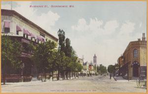 Oconomowoc, WIS., Milwaukee Street - 1909