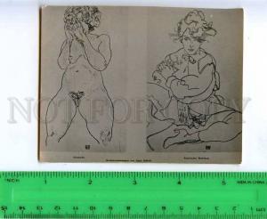 213325 Schiele nude girls theme collage russian photo miniature card