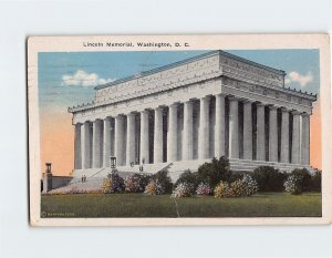 Postcard Lincoln Memorial, Washington, District of Columbia