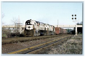 c1950 TRP Transportation Volume 5 No.1 1971 Lehigh Valley C628 Train Postcard