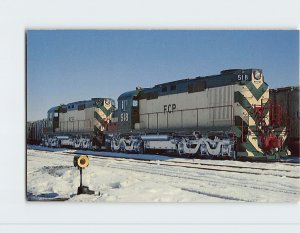 Postcard - Ferrocarril Del Pacifico Numbers 518 & 517 - Mexico