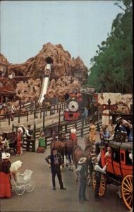 Buena Park CA Knott's Berry Farm Miniature RR Train Postcard