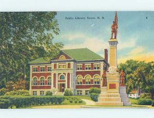 Unused Linen LIBRARY SCENE Dover New Hampshire NH hs2281