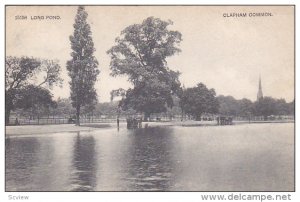 Long Pond, Clapham Common, London, England, UK, PU-1907