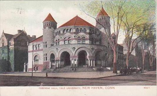 Connecticut New Haven Osborne Hall Yale University 1908