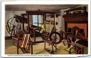 M-47493 Martha Washington's Spinning Room Mount Vernon Virginia USA