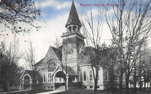 MARENGO, IL Illinois    BAPTIST CHURCH  McHenry County   c1910's Postcard