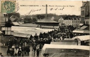 CPA ROMILLY-sur-SEINE - Place du Marché-central (179105)