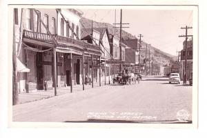 Real Photo, G Street Virginia City, Nevada,