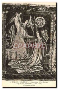 Postcard Old Aix En Provence Cathedrale Saint Sauveur Flemish tapestries XVI ...