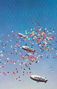 Goodyear Aerial Ambassadors Three Blimps 1979