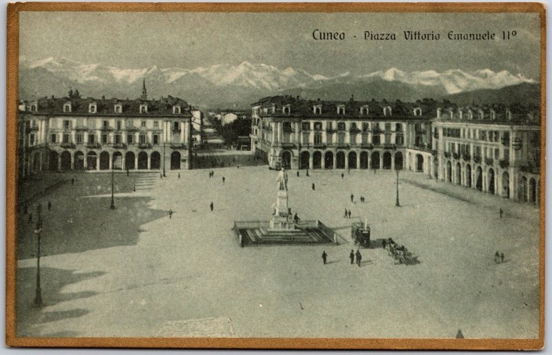 Cuneo - Piazza Vittorio Emanuele Rome Italy Postcard