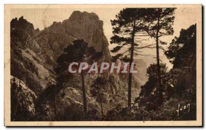 Old Postcard Vue Generale Piana Calanche of Corsica Corsica