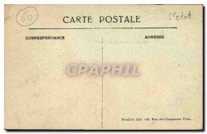 Old Postcard Senlis War in September 1914 Station Interior