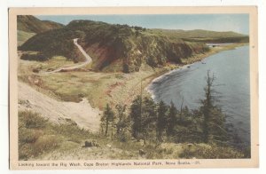 P3263,old nova scotia postcard the rig wash cape breton highlands nat,l park