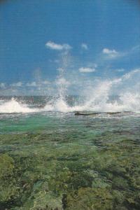 Micronesia Ocean Spray Rough Surf