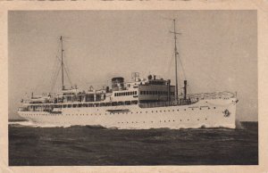 Postcard Ship Franceso Morosini Compagnia Adriatica di Navigazione Venezia