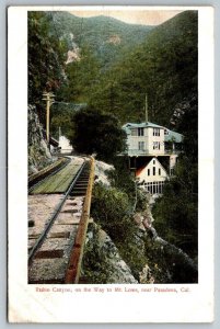 Rubio Canyon  Mt. Lowe   Pasadena  California  Postcard  c1910