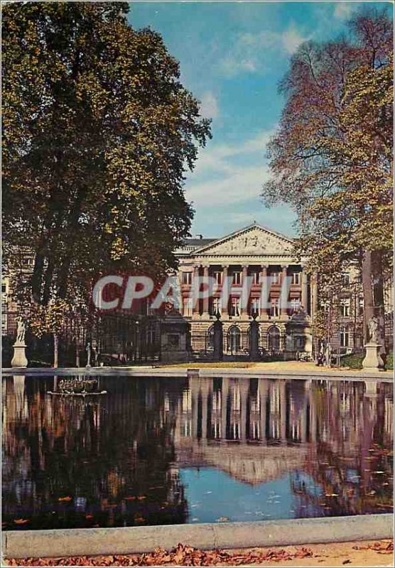 Postcard Modern Brussels nation palace