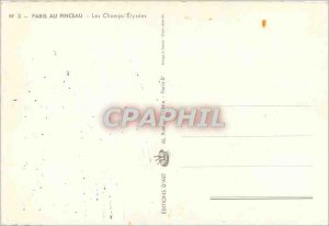 Modern Postcard Paris brush the champs Elysees